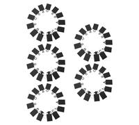 SUPVOX Bannière Photo Noire de Remise de Diplômes 5 Pièces en Papier Suspendue pour Décoration Murale de Cérémonie 2026, pour Fête et Photo de Groupe de Fin D’études