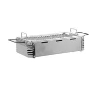 SUPVOX Barbecue Inox Acier Inoxydable pour Usage Commercial Grill Extérieur avec Poignée Cuisson Uniforme pour Barbecue Plein Air