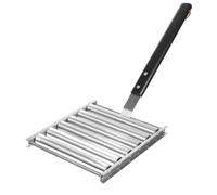 SUPVOX Barbecue Roller Sausage Grill Rack Acier Inoxydable Durable Portable et Détachable pour Camping Plein Air Pratique et Réutilisable