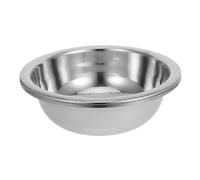 SUPVOX Bassine Cuisine en Acier Inoxydable 30 CM, Bol Mélangeur Profond pour Pétrir la Pâte et Laver les Légumes, Facile à Transporter et Ranger