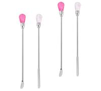 SUPVOX Bâtonnets de Cire à Cacheter en Acier Inoxydable et Plastique Argenté Créatifs pour Augmenter la Vitesse de Fusion Couleur Aléatoire pour Sceaux de Réutilisable