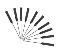 SUPVOX Bâtonnets de Nettoyage Portables et Efficaces Ensemble de 10 en Pvc Noir pour Éliminer Débris de Peau pour Amplificateurs Auditifs
