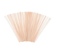 Supvox Bâtonnets en bois naturels ronds pour bricolage DIY pour enfants - 200x2x2mm - Lot de 100 pièces