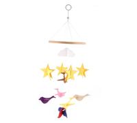 SUPVOX Berceau Suspendu Carillon Éolien Breloque Pendentif Décoratif Feutre Ornement Suspendu Pour Chambre Garçon Fille Couleurs Assorties