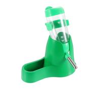 SUPVOX Biberon Eau pour Rongeurs Multifonction avec Support Distributeur Automatique pour Petits Animaux Abreuvoir Hamster Cochon Dinde et Rat Plastique Durable Vert Compact Réutilisable