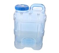 SUPVOX Bidon d'eau Camping 15 litres Carré en Plastique Solide Bouchon Étanche, Récipient Portable Multifonction pour Maison, Voiture Et Activités De Plein Air