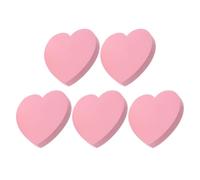 SUPVOX Bloc-notes Autocollants Rose de Cœur, Petit Bloc-notes Portable 500 Feuilles, Papier Adhésif pour Bureau, École et Maison, Mémo Mignon pour Rappels et Organisation