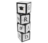 SUPVOX Boîte à Ballons Décorative pour Graduation de Boîtes Vides pour Fête de Diplôme Fournitures de Fête Proud Of You Couleurs Aléatoires Couleur Couleur
