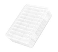 SUPVOX Boîte à Bijoux Transparente Compartimentée avec 30 Cases Amovibles, Organisateur Plastique pour Perles et Accessoires de Loisirs Créatifs, pour Rangement Maison et Atelier