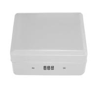 SUPVOX Boîte à Clés Murale Sécurisée en Tôle de Fer Blanche 6 Crochets pour Gestion Clés Maison et Voiture Support Mural Polyvalent pour Bureau Agence Immobilière et Usage