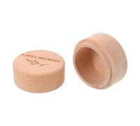 SUPVOX Boîte à Dents de Lait Rangement Pratique en Bois Beige Compartiments Séparés et Espace Dédié pour Mèche de Cheveux et Souvenir Unique pour Garçon et Filles