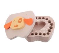 SUPVOX Boîte à Souvenirs Pour Dents De Lait Rangement Élégant Pour Dents Et Cordon Ombilical Avec Personnalisation Coffret Souvenir Pour Chien
