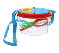 SUPVOX Boîte D’Observation pour Garçon et Filles Cage D’Exploration, Kit D’Explorateur Scientifique Loupe Grossissante, Outil Collecte Insectes Multifonction pour Jeux Couleur