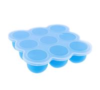 SUPVOX Boîte de Conservation Garçon Fille Silicone Sécurisée Compartiments Étanche pour Purée et Repas Plateau Congélateur Empilable
