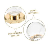 SUPVOX Boîte de de Baseball avec Vitrine Transparente Base Dorée Protection Antichoc pour Objets de Collection