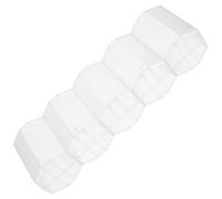 SUPVOX Boîte de Jetons de Poker Transparente 100 Pièces, Plateau à Jetons 5 Compartiments, Étui de Rangement Portable pour Jeu de Cartes et Accessoires de Poker