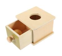SUPVOX Boîte De Permanence Objet Jouet Éducatif pour Tout-Petits De Blocs Géométriques Jouet De Motricité pour Garçon Fille Boîte De Formes