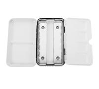 SUPVOX Boîte Métallique Vide pour Aquarelle 12 Demi Godets Boîte De Rangement Portable Et Légère pour Peintres en Studio Et en Plein Air