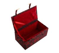 SUPVOX Boîte De Rangement Allegro pour Claquettes Adulte Et Garçon Et Filles, Coffret Brocart Robuste, Étui Instrument De Musique Rétro Fait Main, Rangement Protecteur pour Transport Et Stockage,