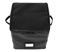 SUPVOX Boîte de Rangement Ignifuge et Pliable pour Disques Vinyles avec Serrure Compartiments Ajustables et Poignées Doubles Organisateur Étanche et Anti-poussière pour Albums Vinyles