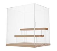 SUPVOX Boîte de Rangement Multi-Niveaux pour Bureau Vitrine Anti-poussière pour Figurines Présentoir Transparent Pratique et Compact