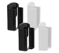 SUPVOX Boîte de Rangement Mural Auto-adhésive pour Télécommandes, Lot de 4 Pièces, Support Léger et Polyvalent pour Chambre, Bureau et Salon, Organiseurs Muraux Pratiques et Discrets