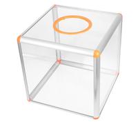 SUPVOX Boîte de Tombola Transparente 29x29 Cm, Accessoire de Don Multifonction, Urne Carrée Légère et Résistante pour Événements, Fêtes, Collecte de Tickets et Jeux de Loterie