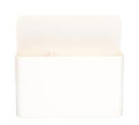 SUPVOX Boîte Magnétique Blanche Lot de 2 Poubelles Peluches pour Buanderie Compartiment Rangement Machine à Laver et Porte-Marqueur Tableau