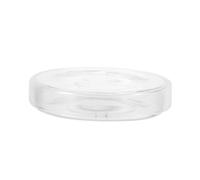 SUPVOX Boîte Pétri Plat Transparent Haute Résistance Borosilicate pour Laboratoire Analyse Scolaire