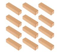 SUPVOX Boîtes D'emballage en Papier Kraft 50 Pièces 2x2x8,5 Cm pour Baumes à Lèvres et Rouges à Lèvres, Petites Boîtes Carrées pour Diy, Emballage Échantillons Huiles Essentielles