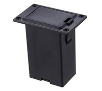 SUPVOX Boîtier de Batterie Noir pour Guitare Active Compartiment pour Micros Acoustiques et Électriques Accessoire Élégant et Fiable pour Basse et Guitare Électrique