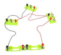 SUPVOX Boîtier Porte Piles AA pour Expériences Physiques Kit Éducatif Simple Équipement Laboratoire Portable pour Élèves et Débutants