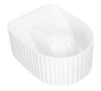 SUPVOX Bol pour Tremper les Ongles en Acrylique Blanc, Outil de Manucure pour Nutrition et Nettoyage des Ongles, pour Salon et Usage Domestique