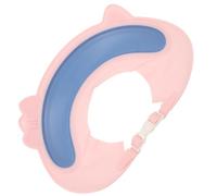 SUPVOX Bonnet de Garçon Fille Étanche avec Visière Protection Oreilles et Yeux Chapeau Bain Garçon Fille en Silicone Doux Confortable pour Shampooing et Coiffure