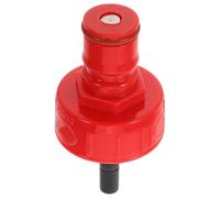 SUPVOX Bouchon de Carbonatation Rouge pour Brassage Amateur, Adaptateur Plastique pour Bouteilles Pet Soda et Bière, Raccord pour Gazéification Maison, Accessoire de Remplissage