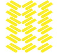 SUPVOX Boucle de Fermeture Plastique Jaune Design Polyvalent et Ajustement Facile Lot de 20 Pièces pour Snapbacks pour Casquettes et Chapeaux
