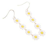 SUPVOX Boucles D’oreilles Marguerite de Fleur, Crochet Délicat, Couleur Multicolore, Légères Femmes et Adolescentes, Accessoires Mode D’été Adaptés aux Cérémonies et Usage Quotidien