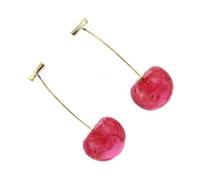 SUPVOX Boucles D’oreilles Pendantes Cerise pour Femmes et Filles, Légères et Confortables, Taille Adaptée, Bijou pour Usage Quotidien et Occasions Spéciales, Présent Anniversaire