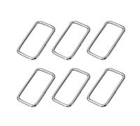 SUPVOX Boucles Rectangulaires En MéTal 3.80X2.20Cm Pour Ceinture Garde-Sangle Sac À Main Bricolage Couture 20 PièCes Durable Et Solide