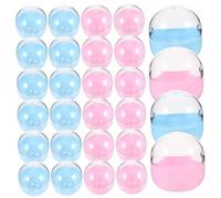 SUPVOX Boules Vides en Plastique pour Distributeurs Automatiques Lot de 50 65mm Couleurs Aléatoires Capsules Réutilisables pour Jouets Et Présents De Fête pour Pâques Et Paquet à Friandises