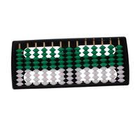 SUPVOX Boulier Arithmétique Traditionnel Neuf Perles Outil Apprentissage Mathématique Chinois Rétro Calcul Éducatif pour Garçon Fille et Étudiants