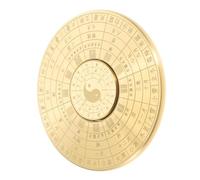 SUPVOX Boussole Miniature Vintage Laiton avec Motif pour Divination Boussole Portable Multifonctionnelle à Rotation pour Histoire Culture