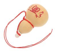 SUPVOX Bouteille de Vin en Calebasse Naturelle Sculptée, Grosse Gourde Décorative 16-17 Cm avec Bouchon en Bois, Conteneur Polyvalent pour Stockage de Vin et Décoration Intérieure