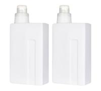 SUPVOX Bouteilles Vides Rechargeables en PE Blanc pour Lessive 2pcs 1000ml, Portables et Pratiques pour Maison ou Hôtel