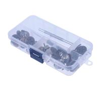 SUPVOX Boutons Amovibles en Alliage pour Jeans 17 Mm, Kit 25 Pièces sans Couture avec Tournevis, Boutons-pression Réglables pour Pantalon, Veste et Travaux de Couture Artisanale