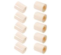 SUPVOX Boutons de Commande Potentiomètre Guitare Électrique 13x16 Mm en Plastique Couleur Beige Vintage Lot de 10 Pièces pour Contrôle Volume et Tonalité, Accessoires pour Pédales