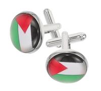 SUPVOX Boutons de Manchette Costume Palestiniens, Boutons en Alliage pour Chemise Homme, Accessoires Élégants Adaptés aux Événements Officiels et Professionnels
