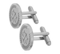 SUPVOX Boutons de Manchette Homme en Acier Inoxydable Motif Balance Justice, 1 Paire, Accessoires de Robe Rétro Élégants pour Chemise Habillée, Ornements Masculins Polyvalents