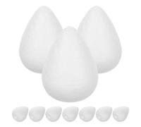 SUPVOX Boutons Floraux en Mousse Artisanale Non Peints 20 Pcs, Blanc, 3,5 X 2,7 Cm, pour Décorations Mariage et Loisirs Créatifs, Fournitures de Bricolage Polyvalentes