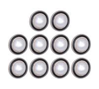 SUPVOX Boutons Ronds en 10 Pcs 21 MM pour Vêtements et Manteaux Boutons de Couture DIY Ornement Décoratif Polyvalent pour Vestes Paquet à Dos Accessoires de Mode